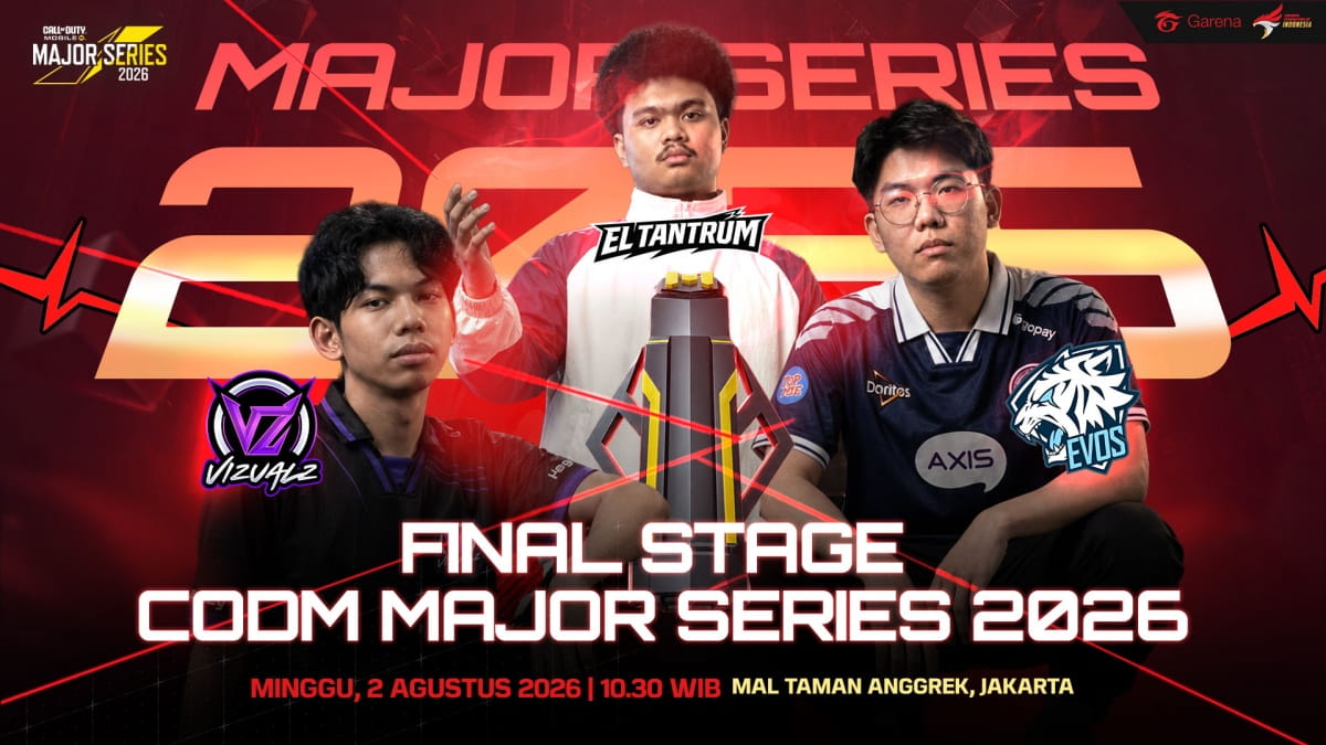 Grand Finals CODM Major Series 2026 Digelar di Taman Anggrek, Arena Perebutan Tiket World Championship !