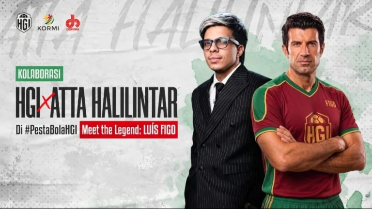 Legenda Portugal Luís Figo Sambangi Indonesia Berkat Kolaborasi Atta Halilintar dan HGI